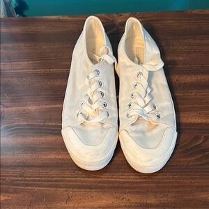 Old Navy White Sneakers Casual Canvas